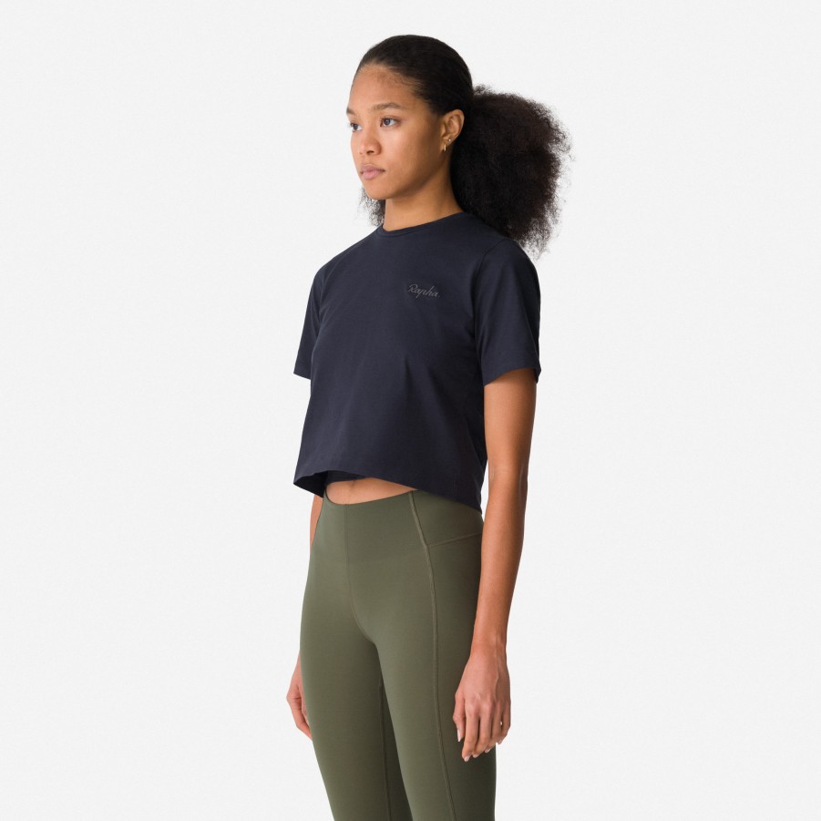 Rapha Women'S Cropped Cotton T-Shirt | Lifestyle