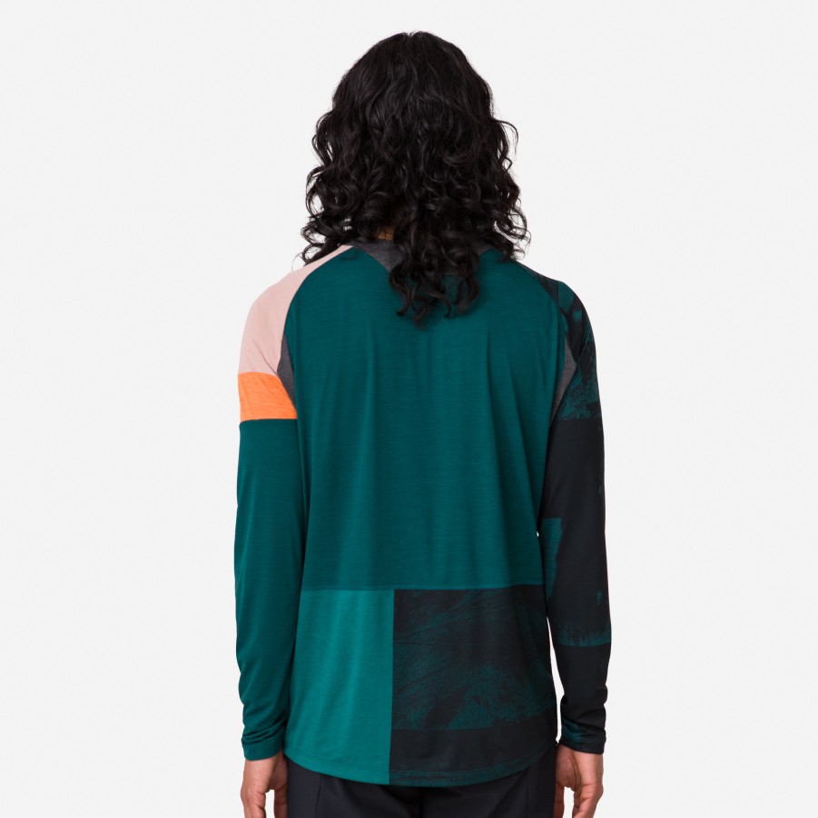 Rapha Men'S Printed Trail Long Sleeve Technical T-Shirt | Jerseys, Jackets & Tops