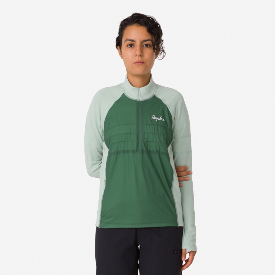 Rapha Women`S Explore Zip Neck Pullover | Jackets & Tops