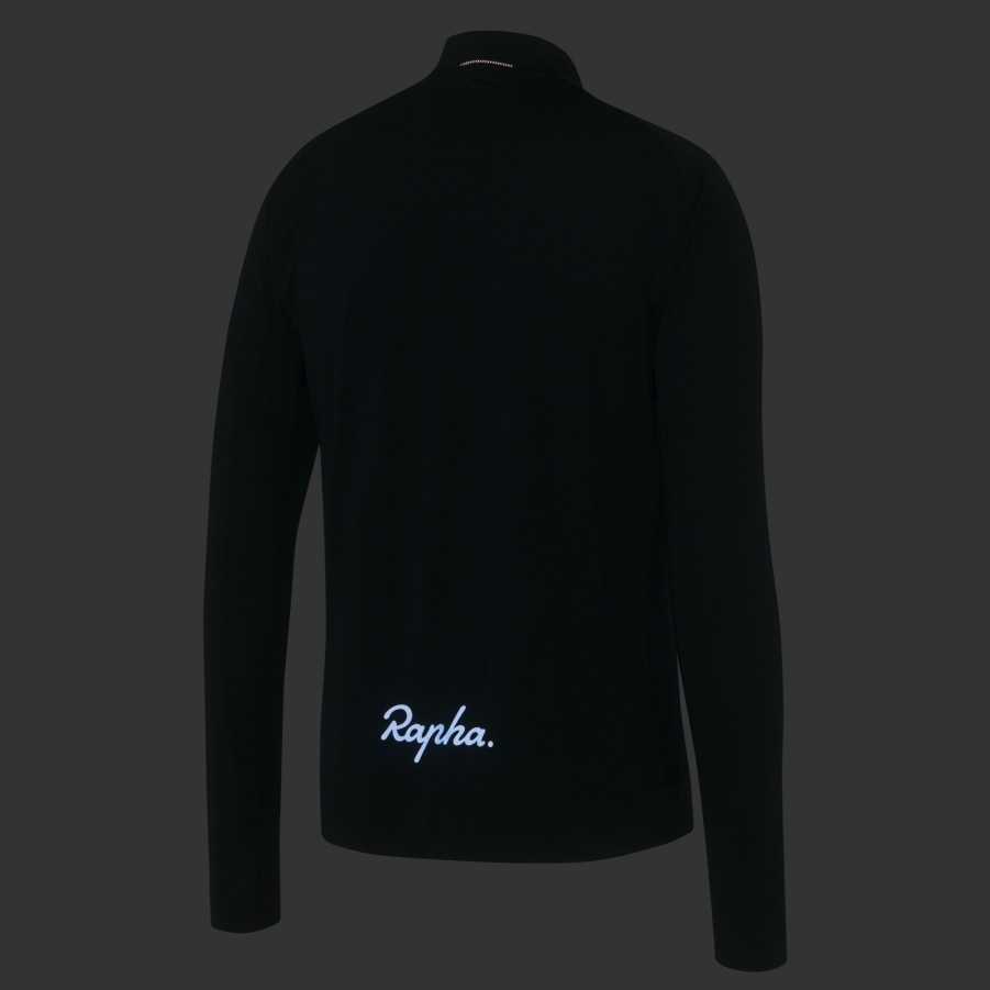 Rapha Men'S Explore Long Sleeve Zip Neck Tech T-Shirt | Jackets & Tops