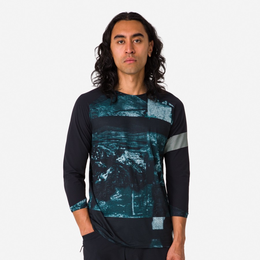 Rapha Men'S Printed Trail 3/4 Sleeve Jersey | Jerseys, Jackets & Tops