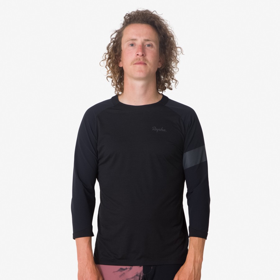 Rapha Men'S Trail 3/4 Sleeve Jersey | Jerseys, Jackets & Tops