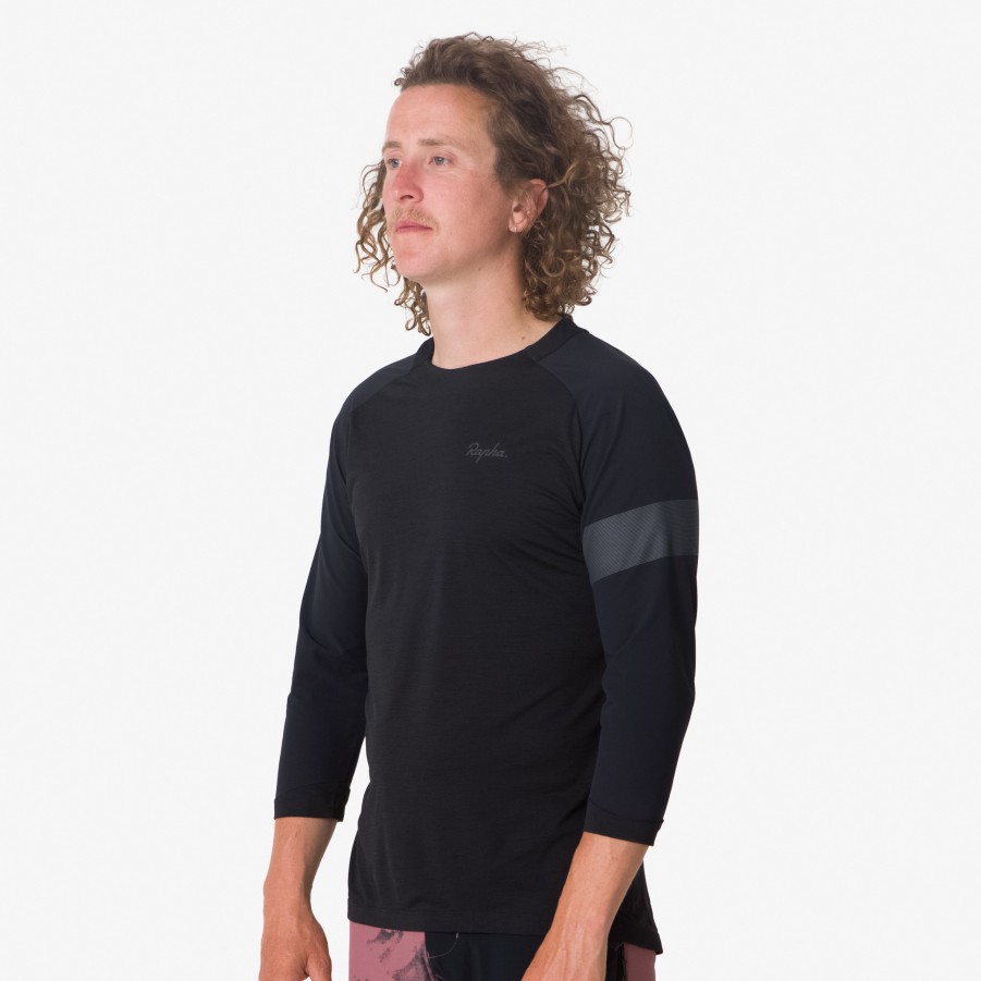 Rapha Men'S Trail 3/4 Sleeve Jersey | Jerseys, Jackets & Tops