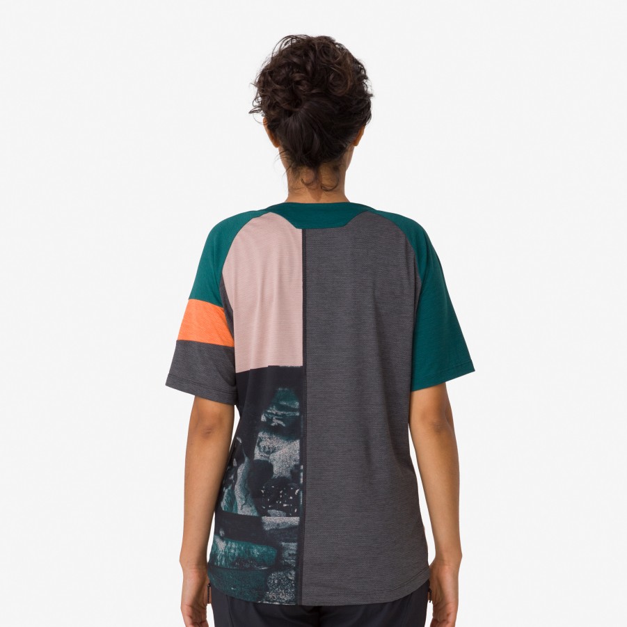 Rapha Women'S Printed Trail Technical T-Shirt | Jerseys, Jackets & Tops