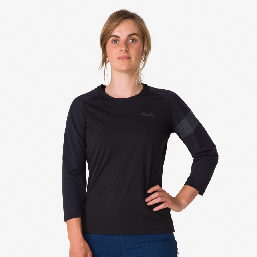 Rapha Women'S Trail 3/4 Sleeve Jersey | Jerseys, Jackets & Tops